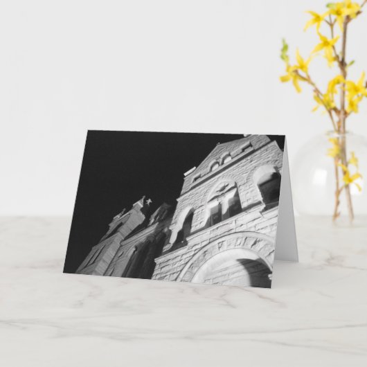 'Night Glow' Halloween Kaart (Gele Bloem)