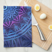 Night Glow Mandala Theedoek (Quarter Fold)