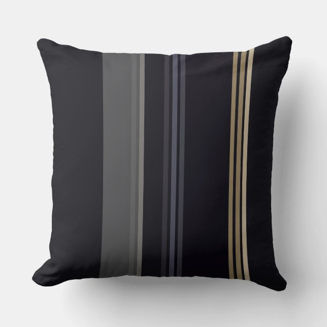 Night Glow Stripes Kussen (Voorkant)
