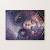 Night Goddess Queen Fantasy Art Jigzaag Puzzle Legpuzzel (Horizontaal)