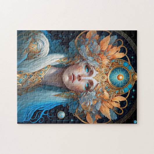 Night Goddess Queen Fantasy Art Legpuzzel (Horizontaal)