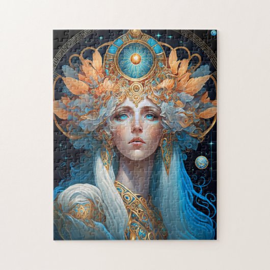 Night Goddess Queen Fantasy Art Legpuzzel (Verticaal)