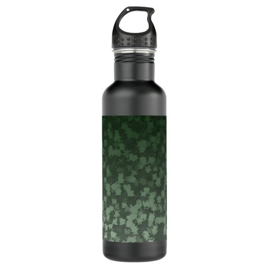 Night Green Leaf Camo Waterfles (Voorkant)