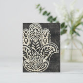Night Hamsa Briefkaart (Staand voorkant)