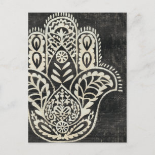 Night Hamsa Briefkaart