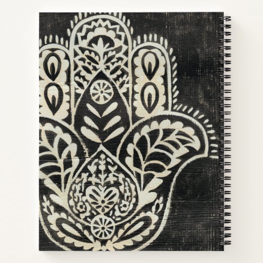 Night Hamsa Notitieboek (Achterkant)