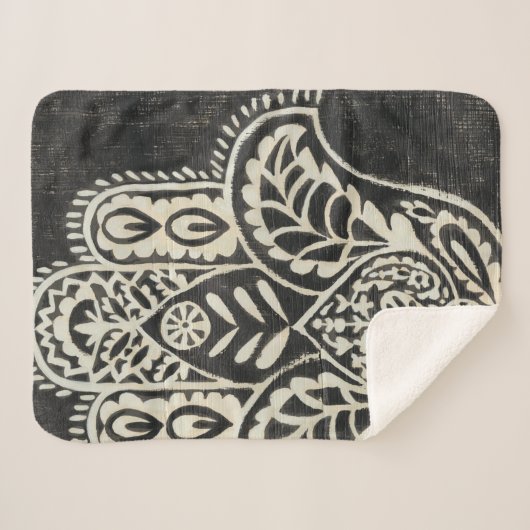 Night Hamsa Sherpa Deken (Voorkant (horizontaal))