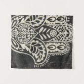 Night Hamsa Wandkleed (Voorkant (horizontaal))