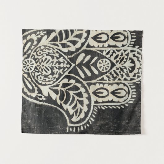 Night Hamsa Wandkleed (Voorkant (horizontaal))