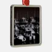 Night harbour digitaal effect van stijl "impressie metalen ornament (Rechts)