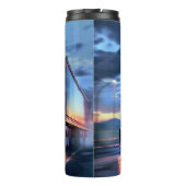 Night Haul Blue Chrome Truck Thermosbeker (Achterkant)