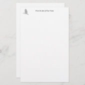 Night Heron 2 Stationery Briefpapier (Voorkant / Achterkant)