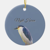 Night Heron Bird Ornament (Voorkant)