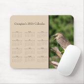 Night Heron: Customize full year 2026 calendar Muismat (Met muis)