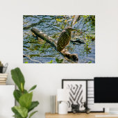 Night Heron jv Poster (Thuiskantoor)