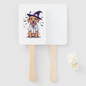 Night Howls en Gezondheidszorg Een Spooky Verpleeg Handwaaier (Voorkant en achterkant)