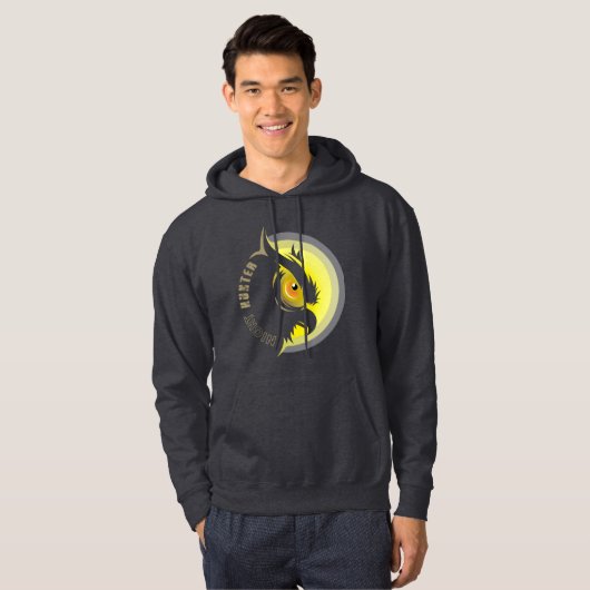Night Hunter | Mannen Hoodie (Voorkant volledig)