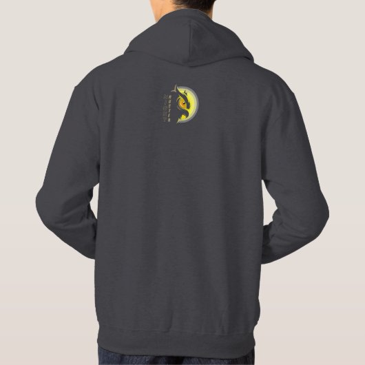 Night Hunter | Mannen Hoodie (Achterkant)
