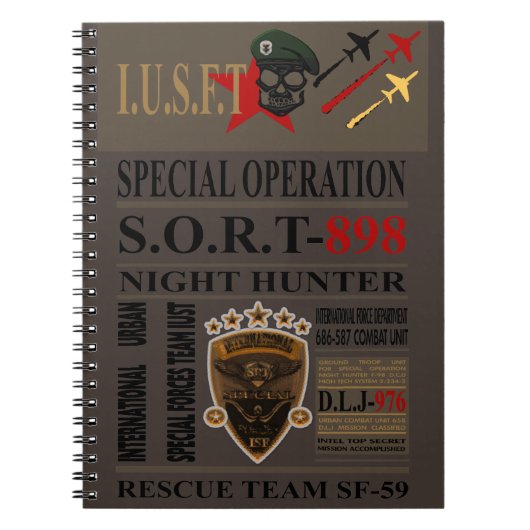 Night Hunter Notitieboek (Voorkant)