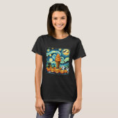 Night Ice Cream Cone Halloween T-shirt (Voorkant volledig)