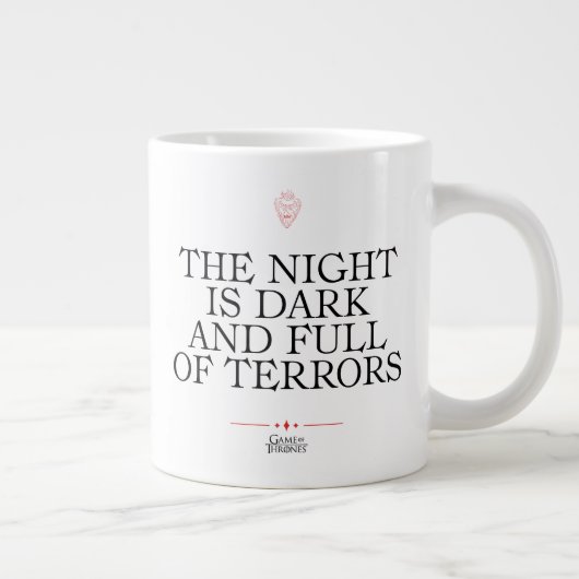 Night is Dark and Full of Terrors Grote Koffiekop (Rechts)