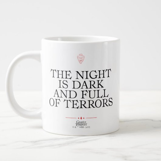 Night is Dark and Full of Terrors Grote Koffiekop (Links)