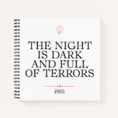 Night is Dark and Full of Terrors Notitieboek (Voorkant)