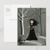 Night is een aflopend Briefkaart (Voorkant / Achterkant)