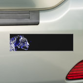 Night Jaguar Bumpersticker (Op auto)