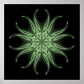 Night Jester Mandala Poster (Voorkant)