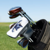 Night King: een huilende wolf met maan Golfheadcover (Insitu)