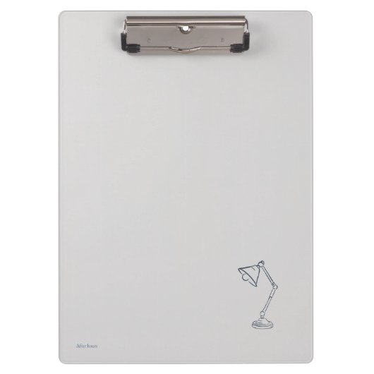 Night Lamp-Midnight Cartographer- Clipboard Klembord (Voorkant)