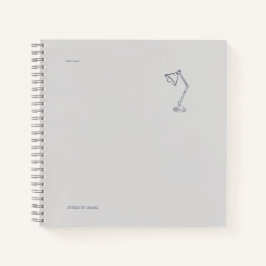 Night Lamp-Midnight Cartographer  Notitieboek