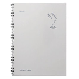 Night Lamp-Midnight Cartographer  Notitieboek