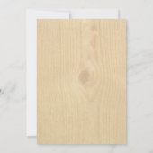 Night Lantern Wedding Invitations Kaart (Achterkant)