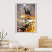 Night Liberty Poster (Keuken)