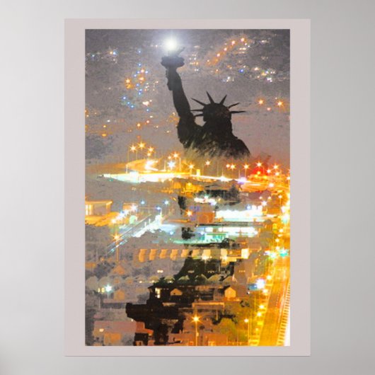 Night Liberty Poster (Voorkant)