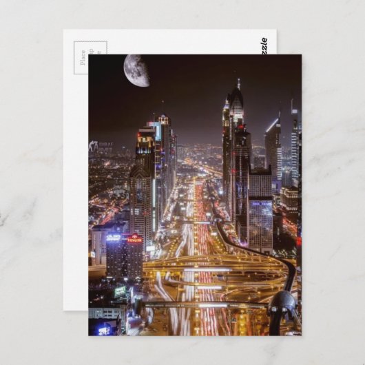 Night Life Briefkaart (Voorkant / Achterkant)