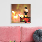Night Life Paris Canvas Afdruk (Insitu (Woonkamer))