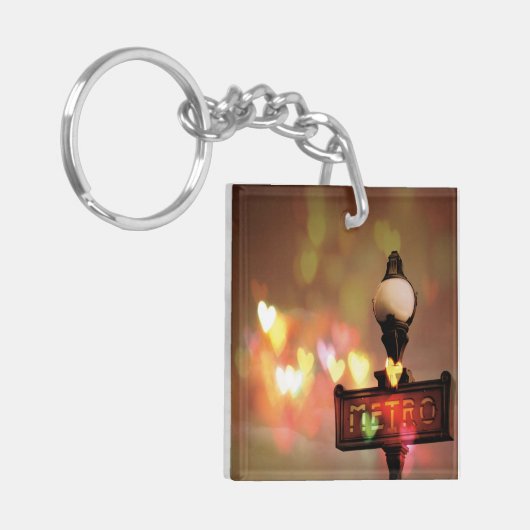 Night Life Paris Sleutelhanger (Voorkant Links)