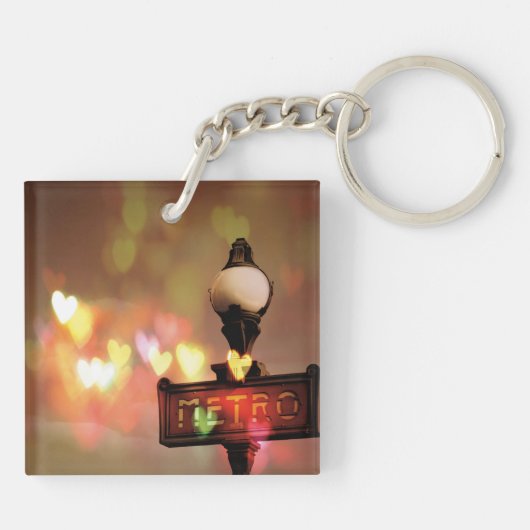 Night Life Paris Sleutelhanger (Achterkant)