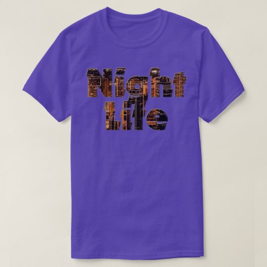 Night Life T-shirt (Design voorkant)