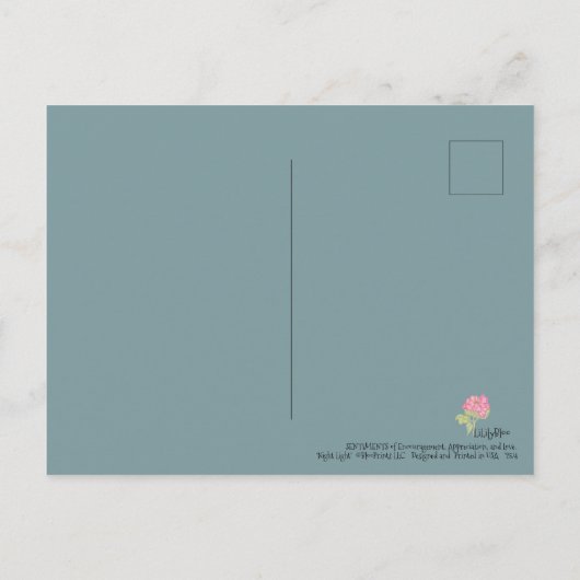 *'Night Light' design Briefkaart (Achterkant)