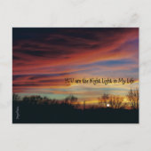 *'Night Light' design Briefkaart (Voorkant)