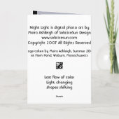 Night Light Kaart (Achterkant)