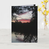 Night Light Kaart (Gele Bloem)