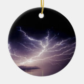 Night Lightning Keramisch Ornament (Voorkant)