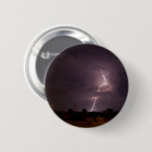 Night lightning Storm wolken Ronde Button 5,7 Cm (Voorkant /achterkant)