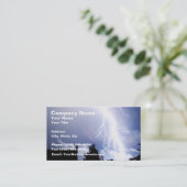 Night Lightning Visitekaartje (Staand voorkant)