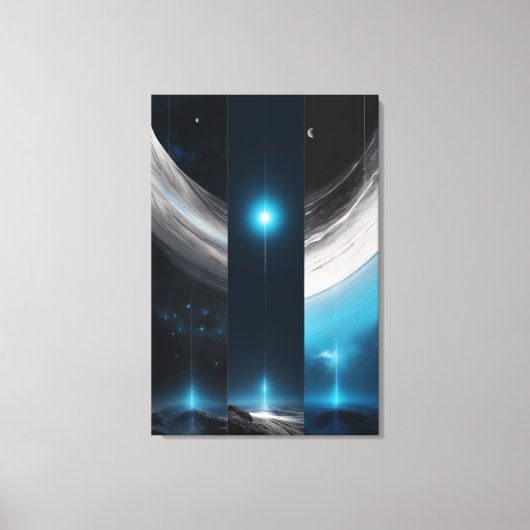 Night Lights Canvas Afdruk (Voorkant)